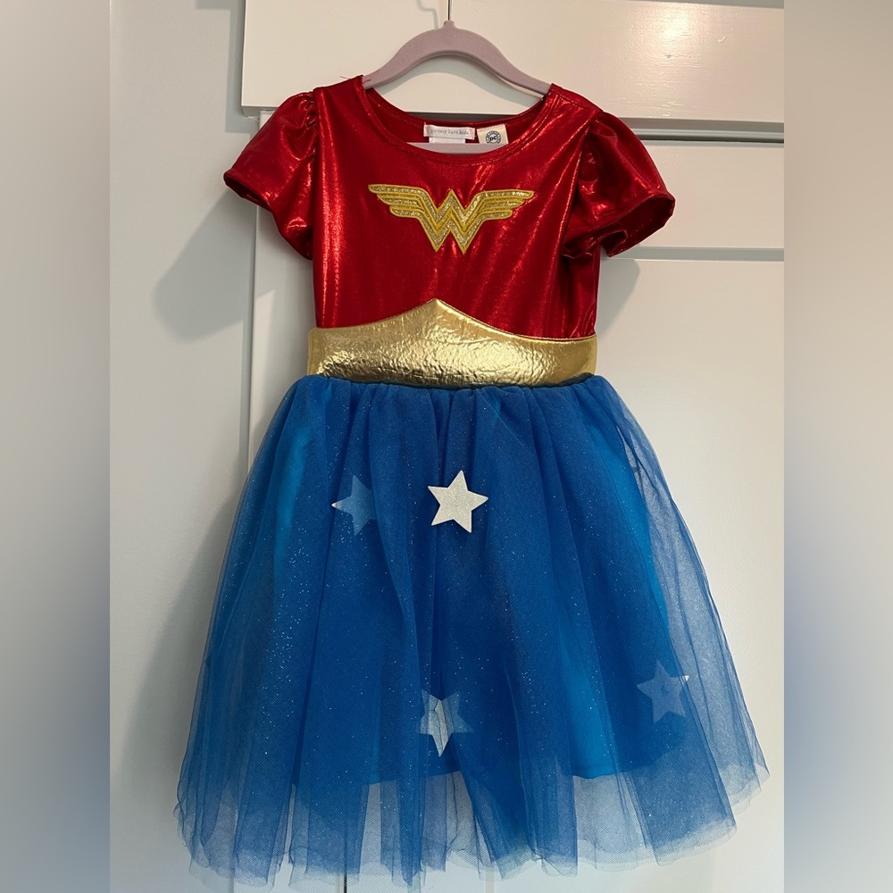Pottery barn kids Wonder Woman costume- size 4-6Y